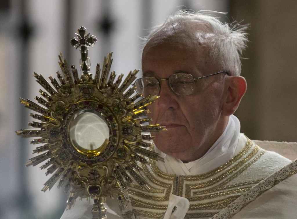 Domenica 29 maggio 2016, SS. CORPO E SANGUE DI CRISTO