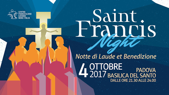 Saint Francis Night, il 4 ottobre, nella basilica di Sant’Antonio, la prima notte di San Francesco per i giovani